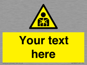 Custom Warning substance or mixture presenting a health hazard